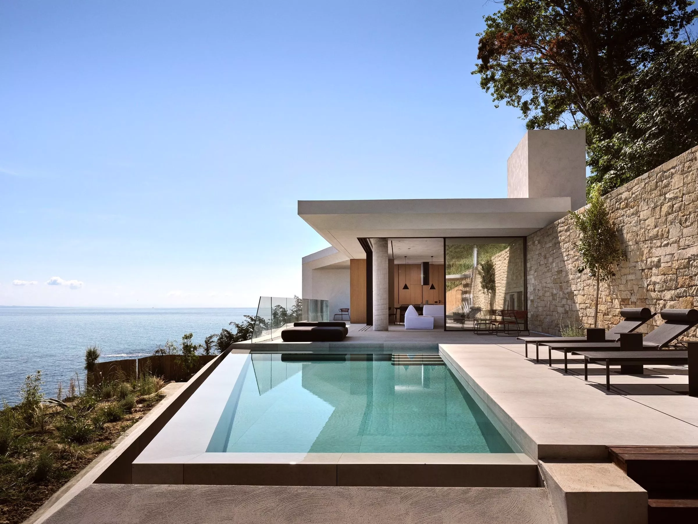 Blue Cape Villa — completed villa, sea view